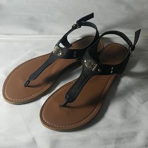 NY & C blackThong Sandals , size 10